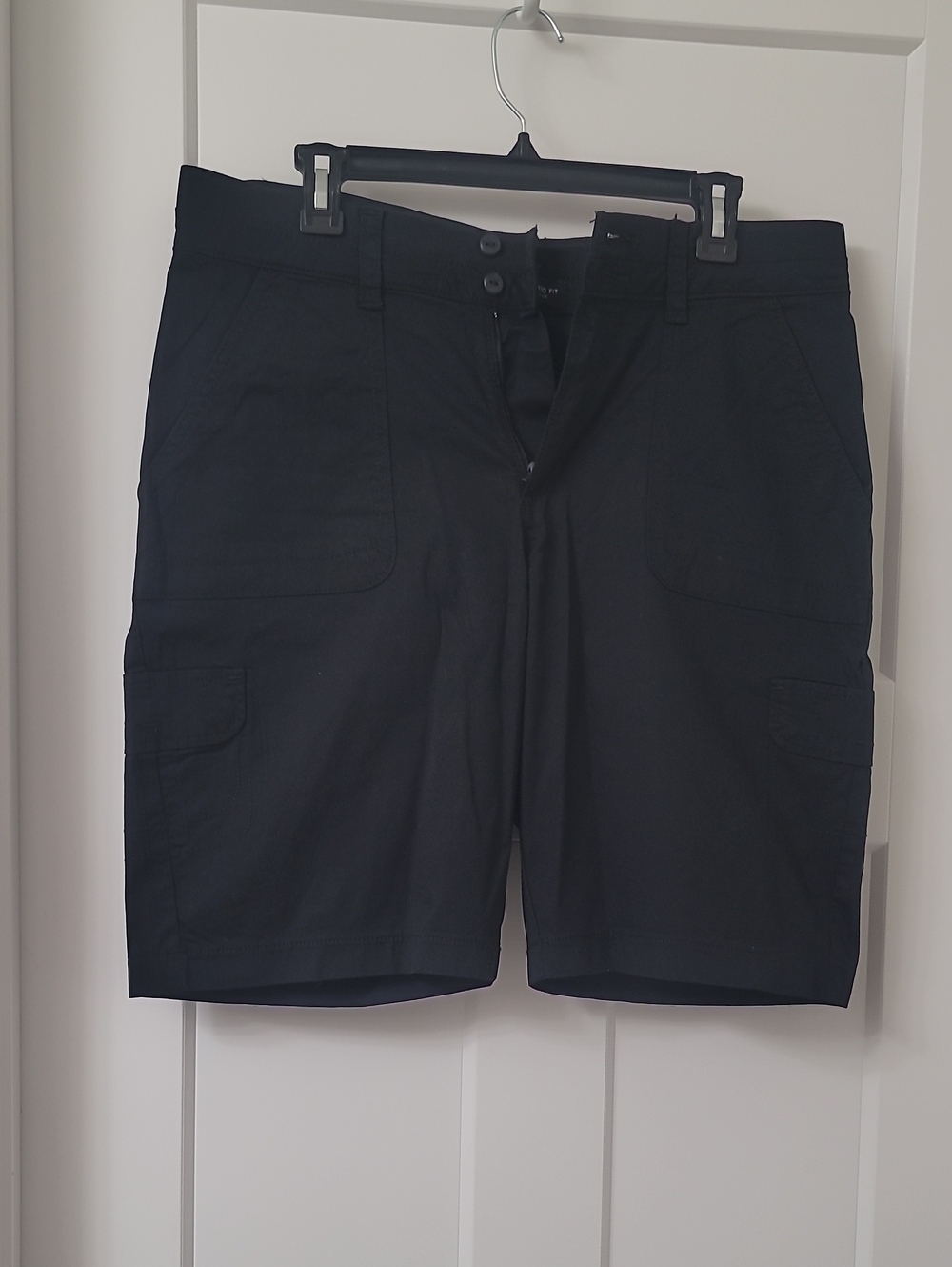 Lee Ladies Black Shorts Sz 14 Medium